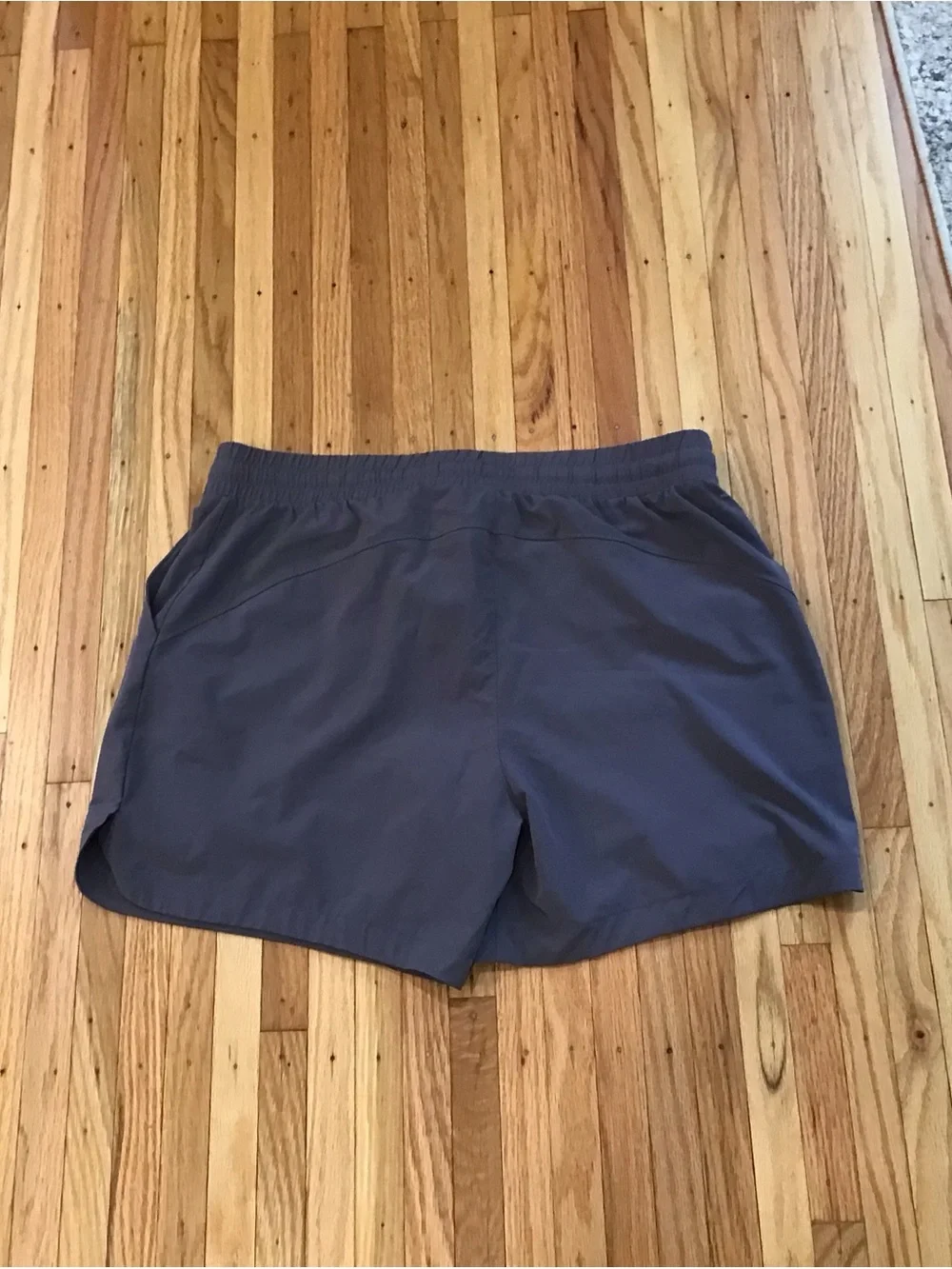Mondetta Women’s L Gray Athletic Shorts Drawstring with pockets